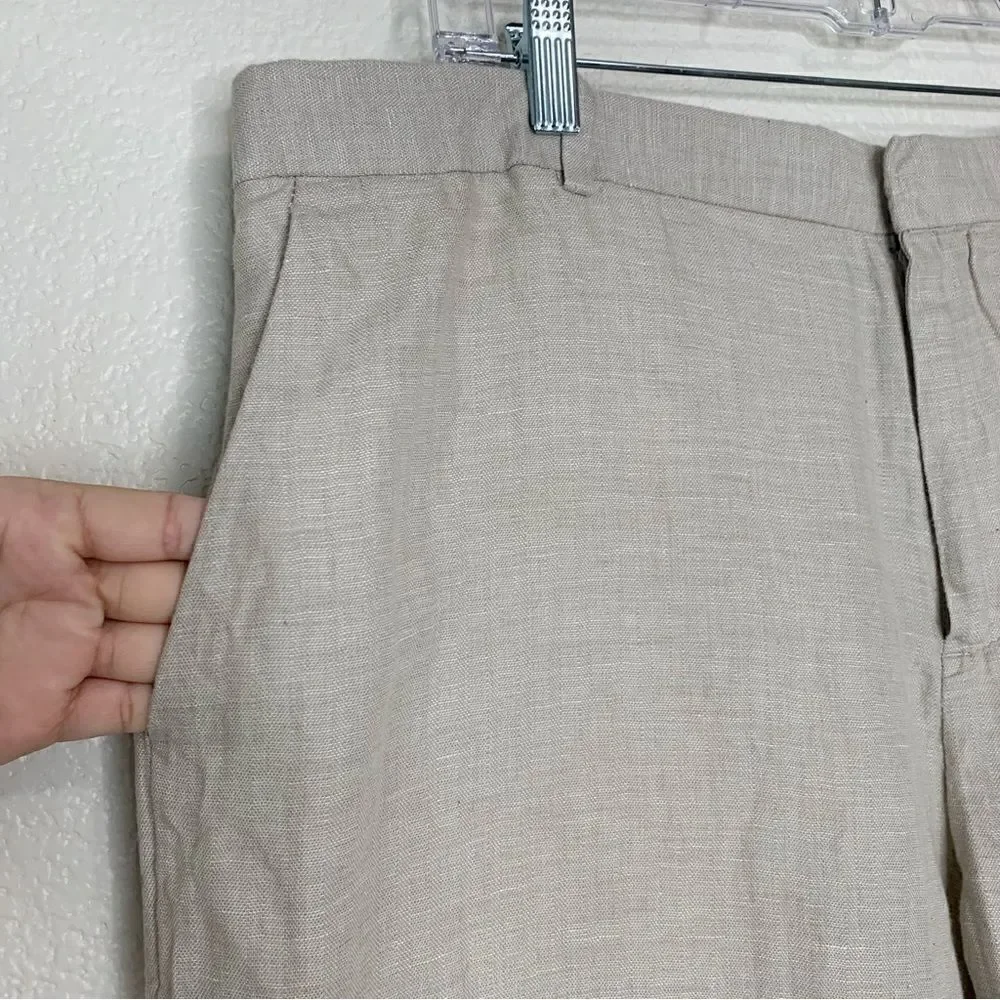 Perry Ellis Linen Blend Men’s Pants, Size 38 x 32